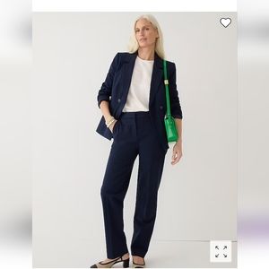 J. Crew Kate straight-leg pant in bi-stretch cotton blend